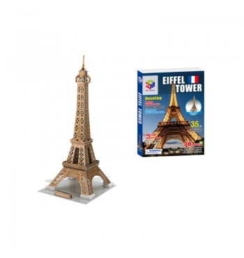Puzzle 3D Torre Eiffel - 66 Piezas