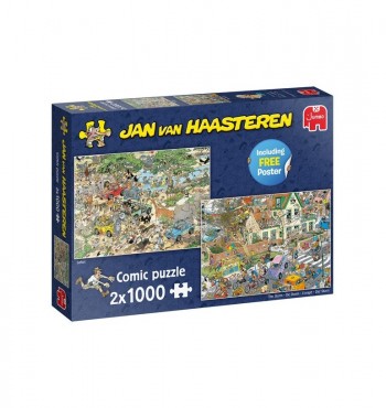 Puzzle 2x1000 Jan Van Haasteren