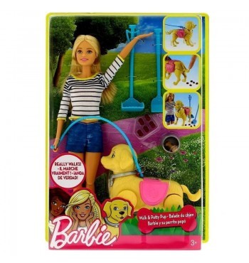 Barbie y su perrito popo