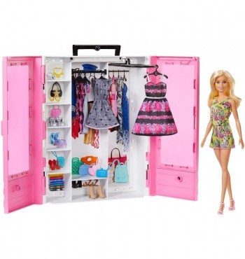 Barbie Fashionista Armario con Muñeca