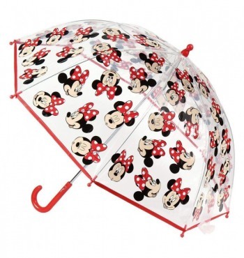 Minnie paraguas infantil burbuja 45cm