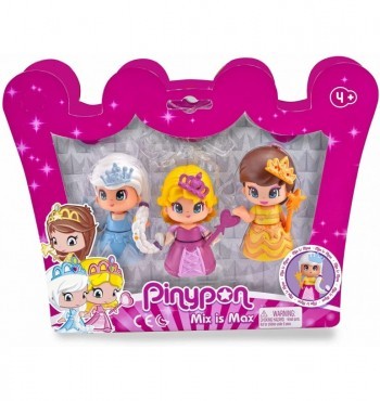 Pinypon Mix is Max - Pack 3 princesas