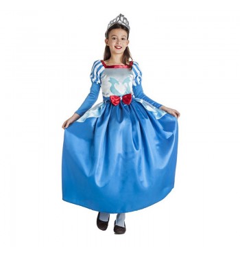Princesa azul disfraz infantil - Disfraces económicos