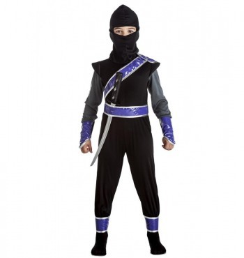Disfraz Ninja 7-9 años con capucha