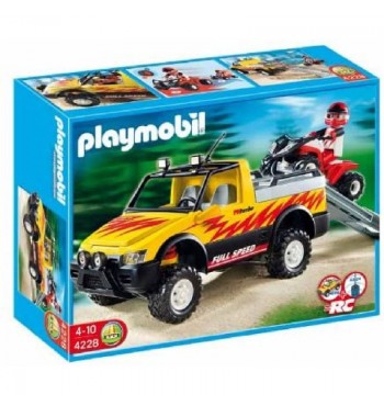 Pick-up Con Quad de Carreras - Playmobil