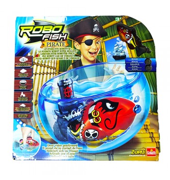 Robo Fish Pirate - Pecera con pez robot