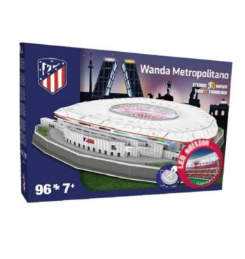 Wanda Metropolitano puzzle 3D con luces LED